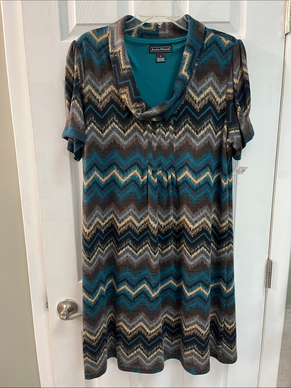 Sweater Dress With Cowl Neck by Jessica Howard size XL